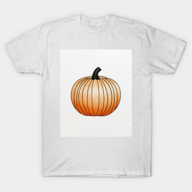 Pumpkin Arty T-Shirt by Modern Designs And Art